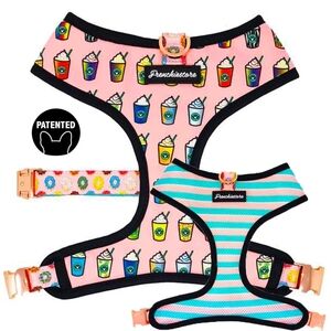Frenchi Pink and Teal Dog Harness